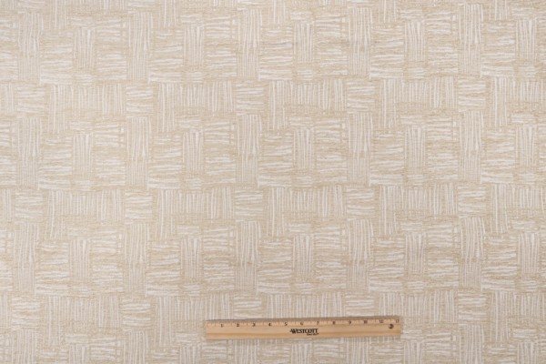 PK Lifestyles Crosshatch Chenille Upholstery Fabric in Cornsilk
