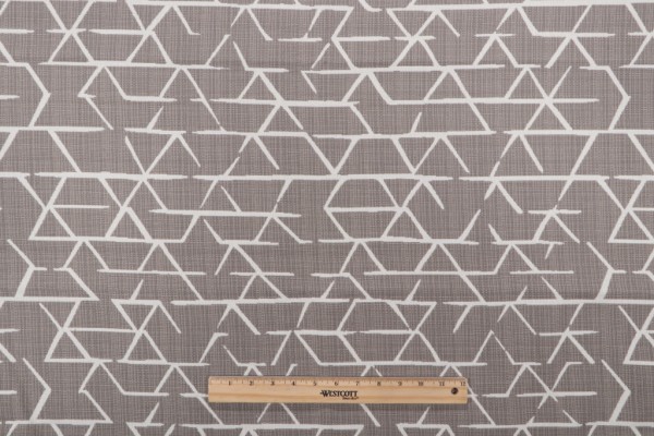 1 Yard Richloom Kengo Woven Solution Dyed Acrylic Outdoor Fabric in Taupe