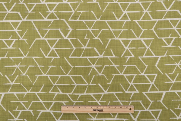 1 Yard Richloom Kengo Woven Solution Dyed Acrylic Outdoor Fabric in Artichoke