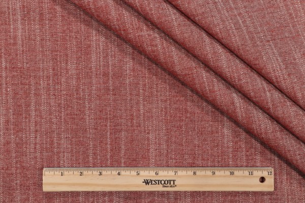 1 Yard Crypton Castle High Performance Woven Chenille Upholstery Fabric in Poppy