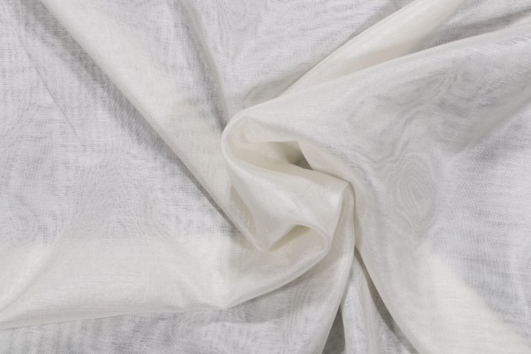 Click for 2 Yards Luminous Sheer Woven Drapery Fabric in Ivory Luminous Sheer Woven Drapery Fabric in Ivory