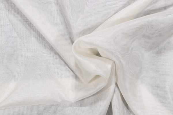 Click for 2.25 Yards Luminous Sheer Woven Drapery Fabric in Ivory Luminous Sheer Woven Drapery Fabric in Ivory