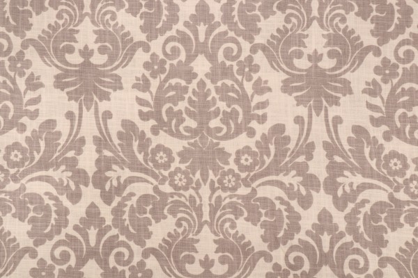 Waverly Essence/Cir Printed Linen Blend Drapery Fabric in Smoke