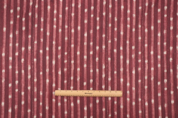P Kaufmann Dalian Printed Polyester Outdoor Fabric in Claret