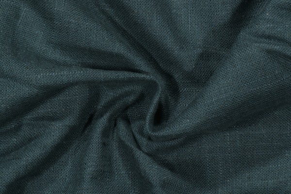 Covington Jefferson Linen Woven Drapery Fabric in 241-Conifer Green