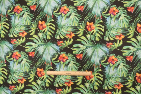 Terrasol - Oahu Printed Acrylic Outdoor Fabric in Midnight