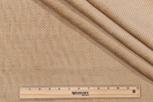Click for 3.25 Yards Thibaut Hillside Herringbone W72928 Woven Chenille Upholstery Fabric in Butternut Thibaut Hillside Herringbone W72928 Woven Chenille Upholstery Fabric in Butternut