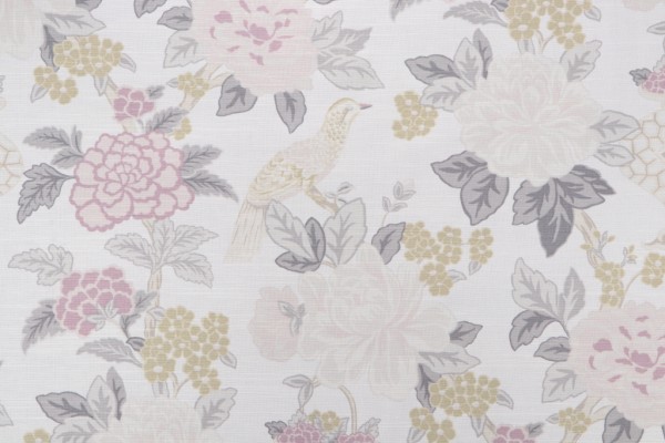 Click for Jaclyn Smith Asian Floral Printed Drapery Fabric in Heather for Fabricut  Jaclyn Smith Asian Floral Printed Drapery Fabric in Heather for Fabricut