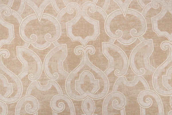 Thibaut Barrowgate Printed Linen Blend Drapery Fabric in Beige F94716