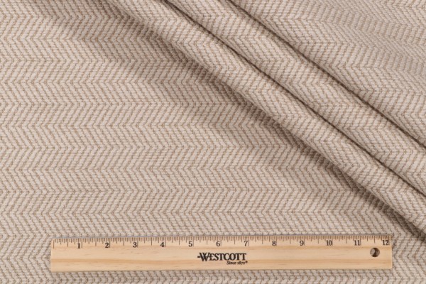 Thibaut Hempstead Herringbone W72975 Woven Upholstery Fabric in Flax