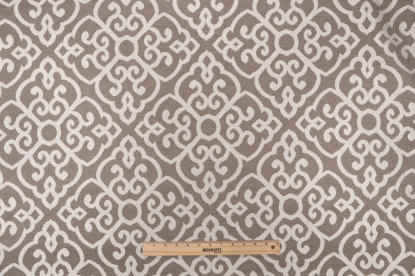 Thibaut Shoji W735330 Woven Upholstery Fabric in Stone