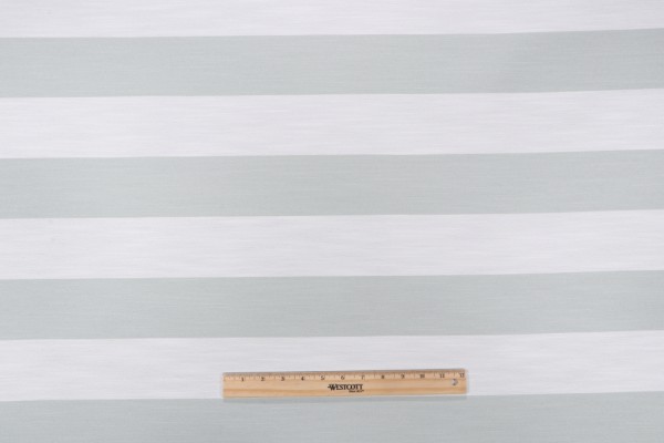 Thibaut Cabana Stripe Woven Solution Dyed Acrylic Outdoor Fabric in Celadon