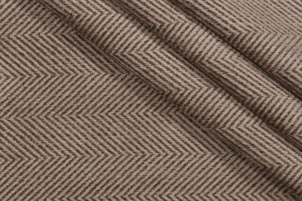 Thibaut Hillside Herringbone W72921 Woven Chenille Upholstery Fabric in Tobacco