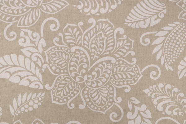 Thibaut Waterbury F99270 Printed Linen Blend Drapery Fabric in Beige