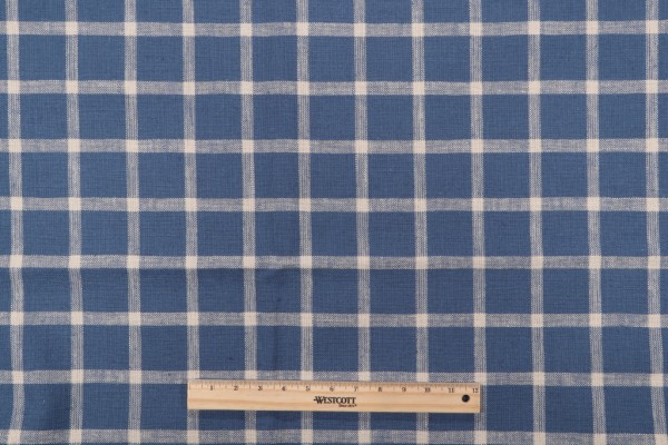 Walton Woven Upholstery Fabric in Bluebell