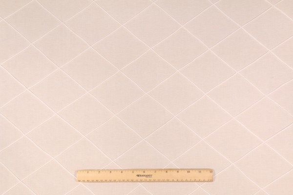 Onyx Age Broad Rope Trellis Woven Cotton Corded Decorator Fabric in Sand