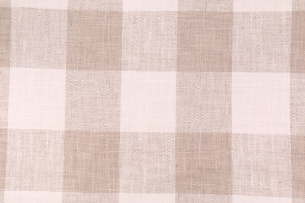 Kaufmann Check Please Woven Upholstery Fabric in Zinc