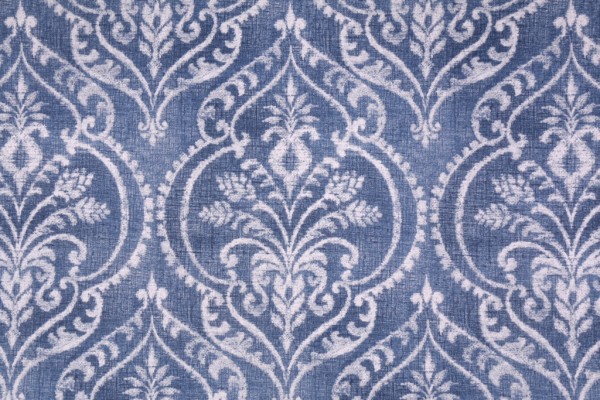 Mill Creek Dalusio Paramount Printed Cotton Drapery Fabric in Denim