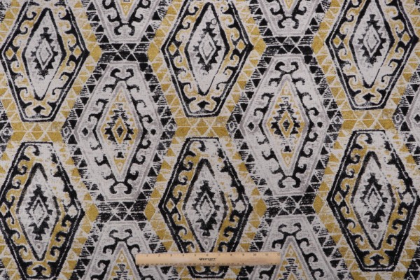 Click for 1.25 Yards Richloom Kalispell Chenille Tapestry Upholstery Fabric in Goldmine Richloom Kalispell Chenille Tapestry Upholstery Fabric in Goldmine