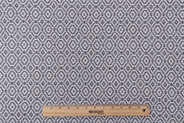 Pollack Birdie Woven Polyolefin Outdoor Fabric in Blue Heron 