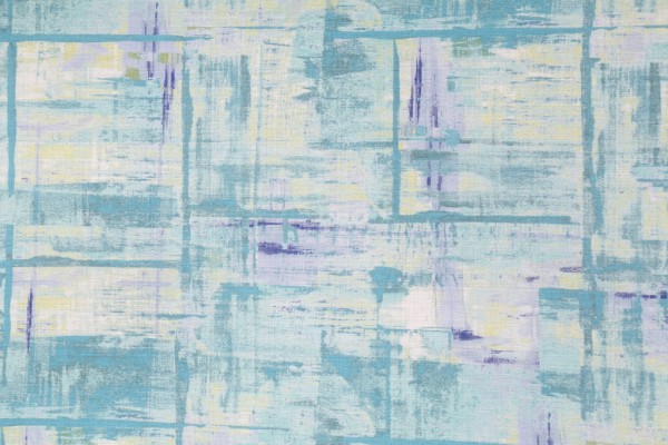 Pigalle - Splendid in Blue Frost Printed Cotton Drapery Fabric by Mill Creek