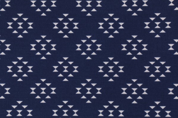 Richloom Dart Printed Polyester Outdoor Fabric in Nautical