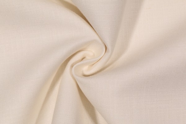 Covington Linden Linen Blend Drapery Fabric in 101 Antique White