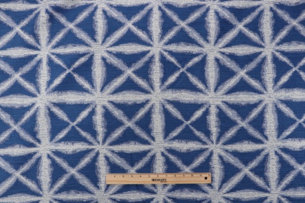 Bella Dura Kumo Woven Polyolefin Outdoor Fabric in Marine