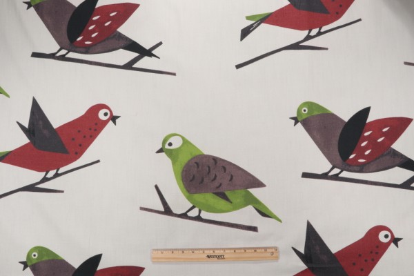 Click for Hamilton Singer Printed Cotton Drapery Fabric in Mulberry  Hamilton Singer Printed Cotton Drapery Fabric in Mulberry