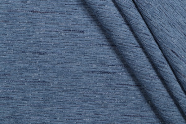 Hamilton Avon Woven Chenille Upholstery Fabric in Lake 