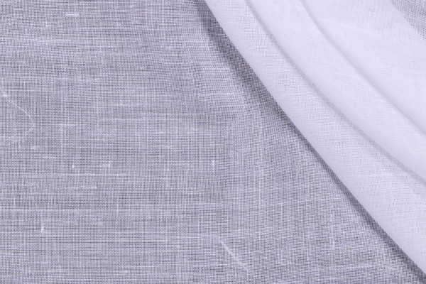 Saba Sheer Drapery Fabric in White