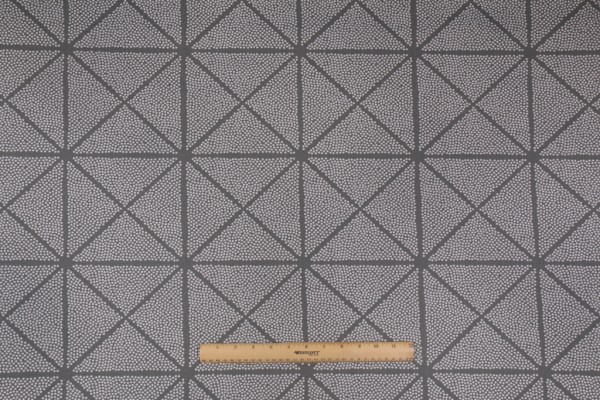 Richloom Amero Printed Polyester Outdoor Fabric in Stone