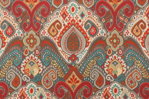 Waverly Boho Passage Sun N Shade Printed Polyester Outdoor Fabric in Fiesta