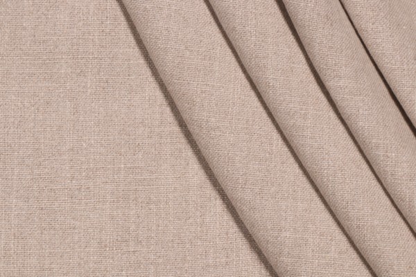 Solid Woven Decorator Fabric in Linen