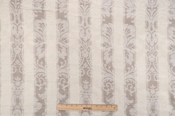 Click for .88 Yards Dartagnan Damask Upholstery Fabric in Blanc Dartagnan Damask Upholstery Fabric in Blanc