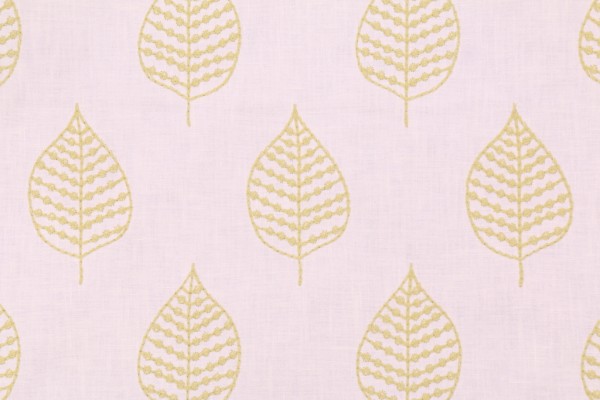 PK Lifestyles Elm Embroidery Decorator Fabric in Leaf