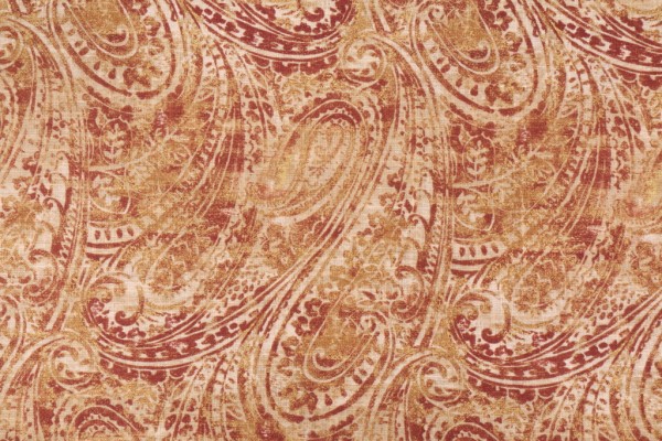 Waverly Fossil Finds Printed Linen Blend Drapery Fabric in Jasper