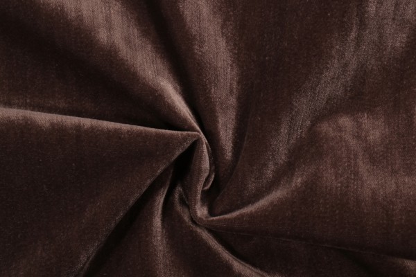 PK Lifestyles Kashmiri Velvet Upholstery Fabric in Sable