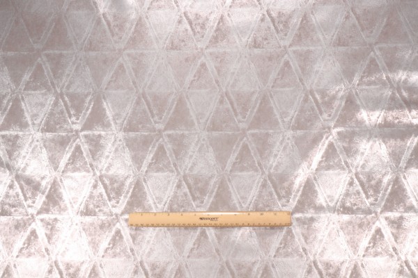 PK Lifestyles Weather Pattern Printed Velvet Decorator Fabric in Silver Lining