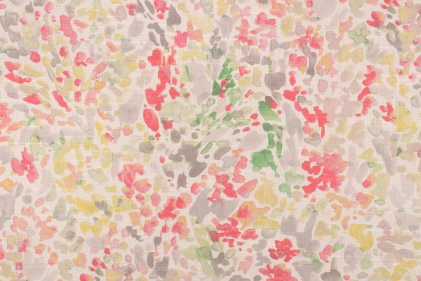 PK Lifestyles Pretty Palette Printed Cotton Drapery Fabric in Spring