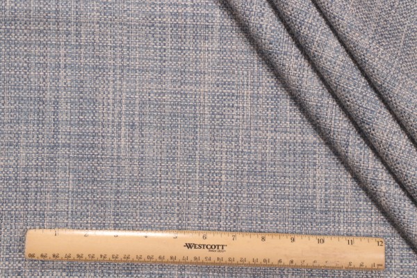 Richloom Platinum Collection Madras Woven Upholstery Fabric in Ocean