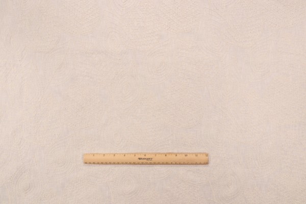 Click for 0.88 Yards Valiant Fabrics Eden Embroidered Drapery Fabric in Cream Valiant Fabrics Eden Embroidered Drapery Fabric in Cream