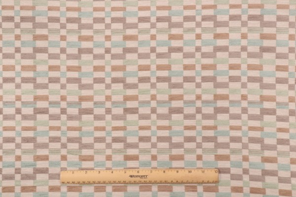 Golding Ezra Woven Chenille Upholstery Fabric in Seaglass