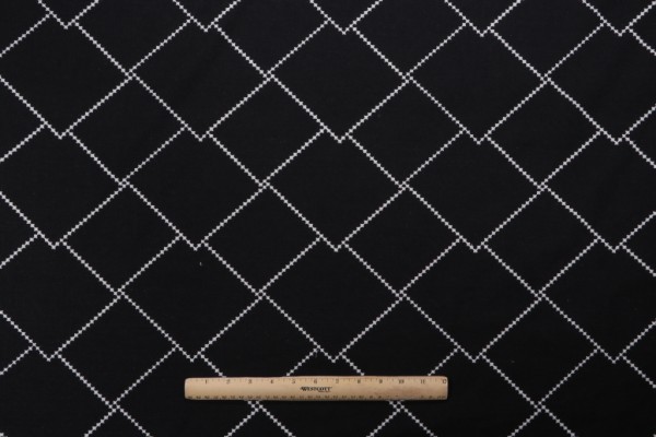 Valiant Fabrics Illuminate Embroidered Drapery Fabric in Nightfall