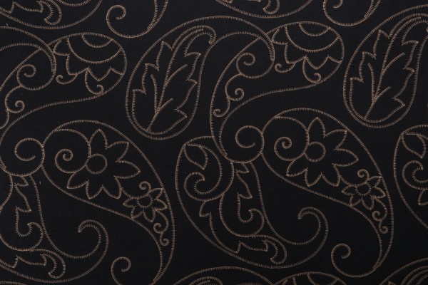 Valiant Fabrics Tristan Embroidered Drapery Fabric in Opal