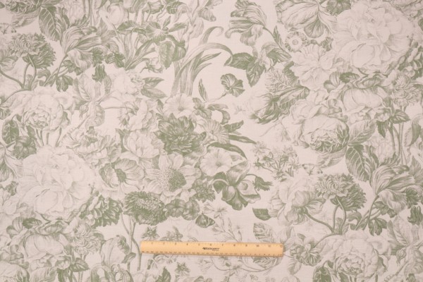 Click for 1.63 Yards PK Lifestyles Forestry Toile Printed Linen Blend Drapery Fabric in Thyme PK Lifestyles Forestry Toile Printed Linen Blend Drapery Fabric in Thyme