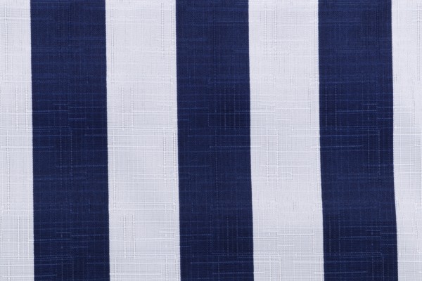 Richloom Classic Stripe Printed Polyester Outdoor Fabric in Navy