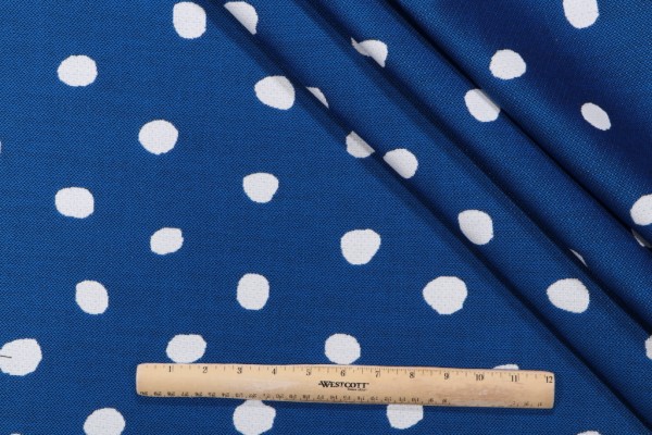 Droplet Woven Solution Dyed Acrylic Outdoor Fabric in Pacific