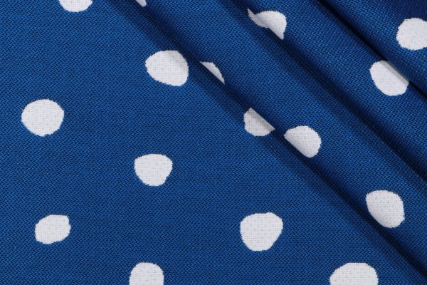 Droplet Woven Solution Dyed Acrylic Outdoor Fabric in Pacific