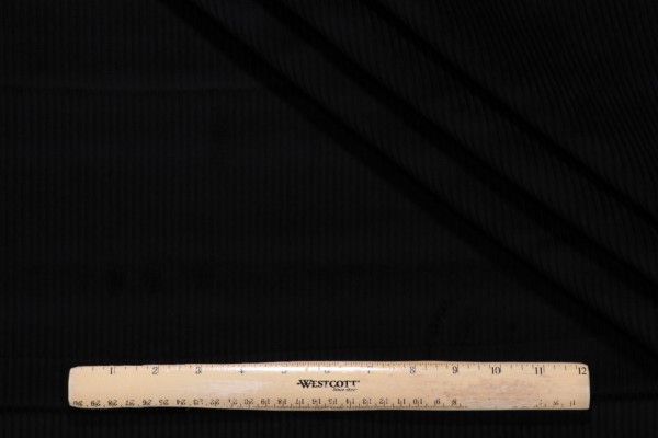 PK Lifestyles Wales Corduroy Upholstery Fabric in Black